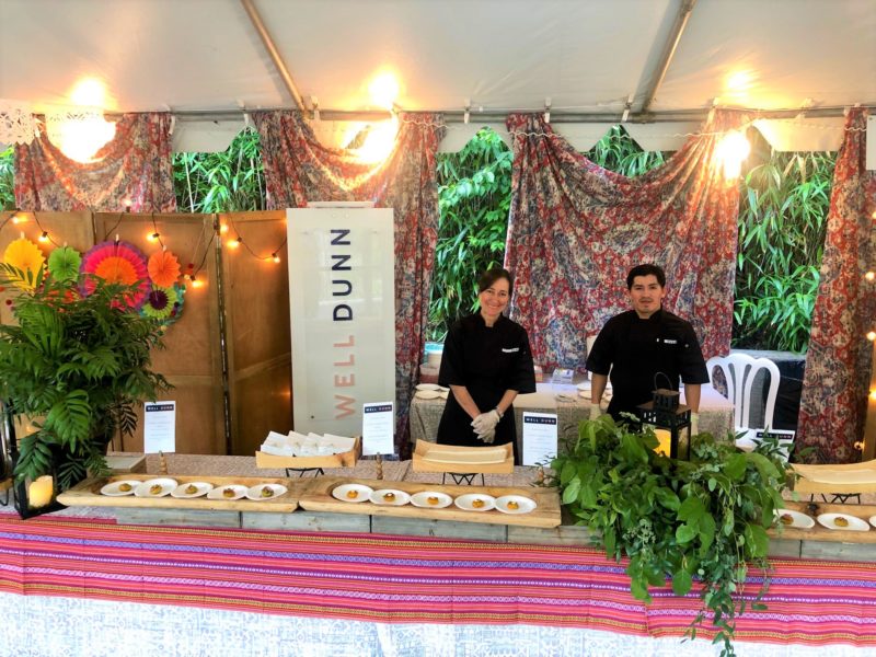 Well Dunn Catering's delicious food at ZooFari Bite Night