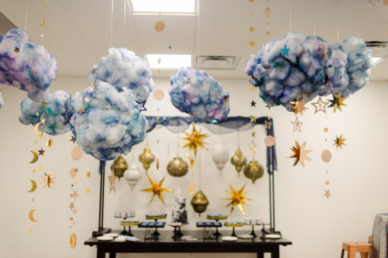 Out-of-this-world birthday party decor