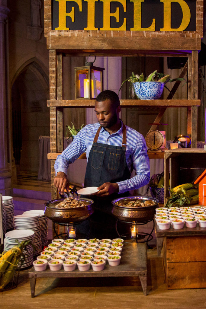 Well Dunn Catering Serving Station