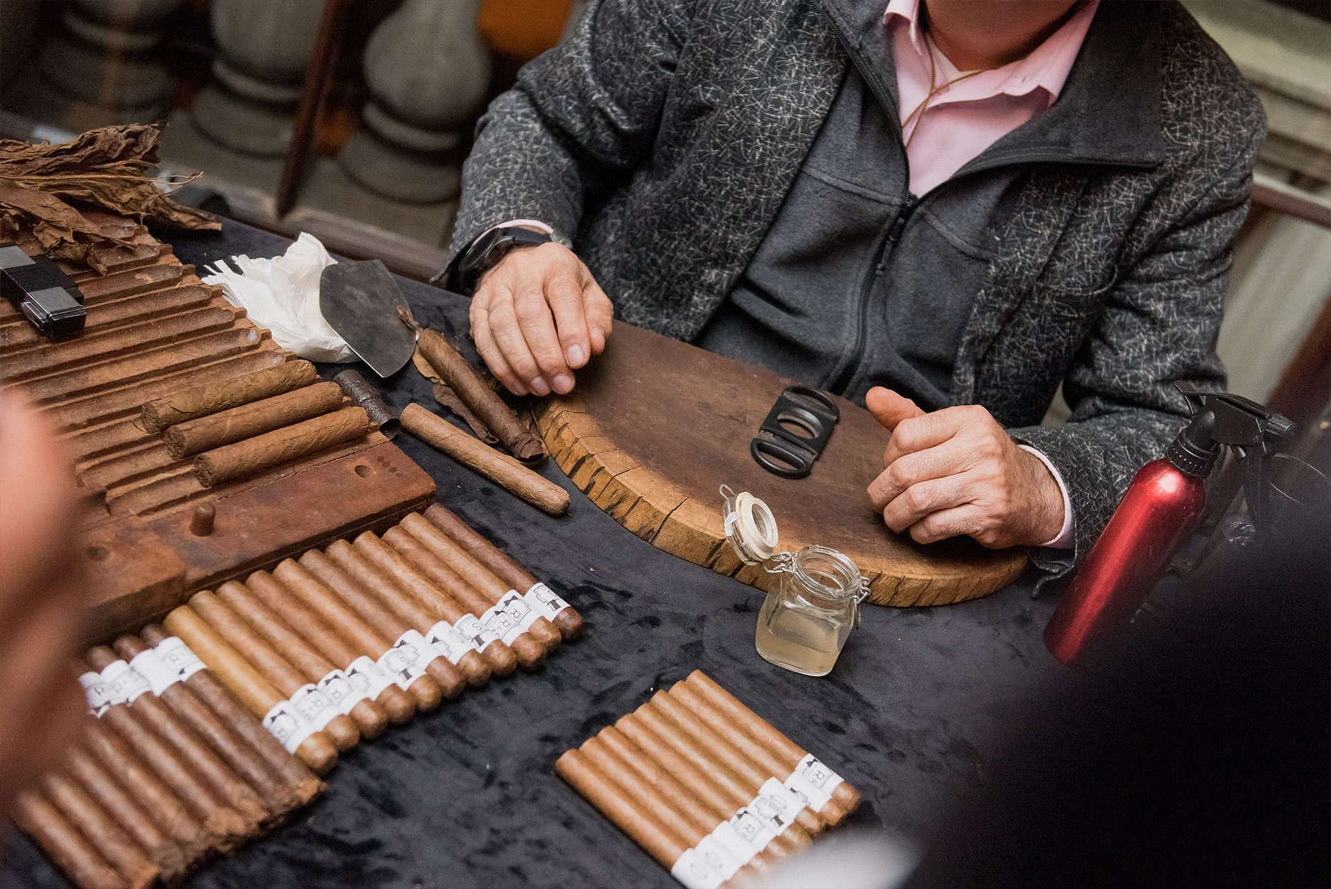 Well Dunn Catering Rico and Steven's Wedding Cigar Bar